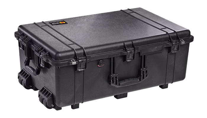 Pelican 1650 hard case for protecting my expensive camera equipment during transport.