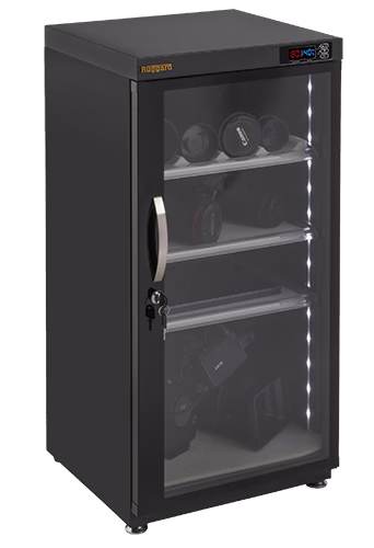 Ruggard electronic dry cabinet for protecting camera equipment from humidity