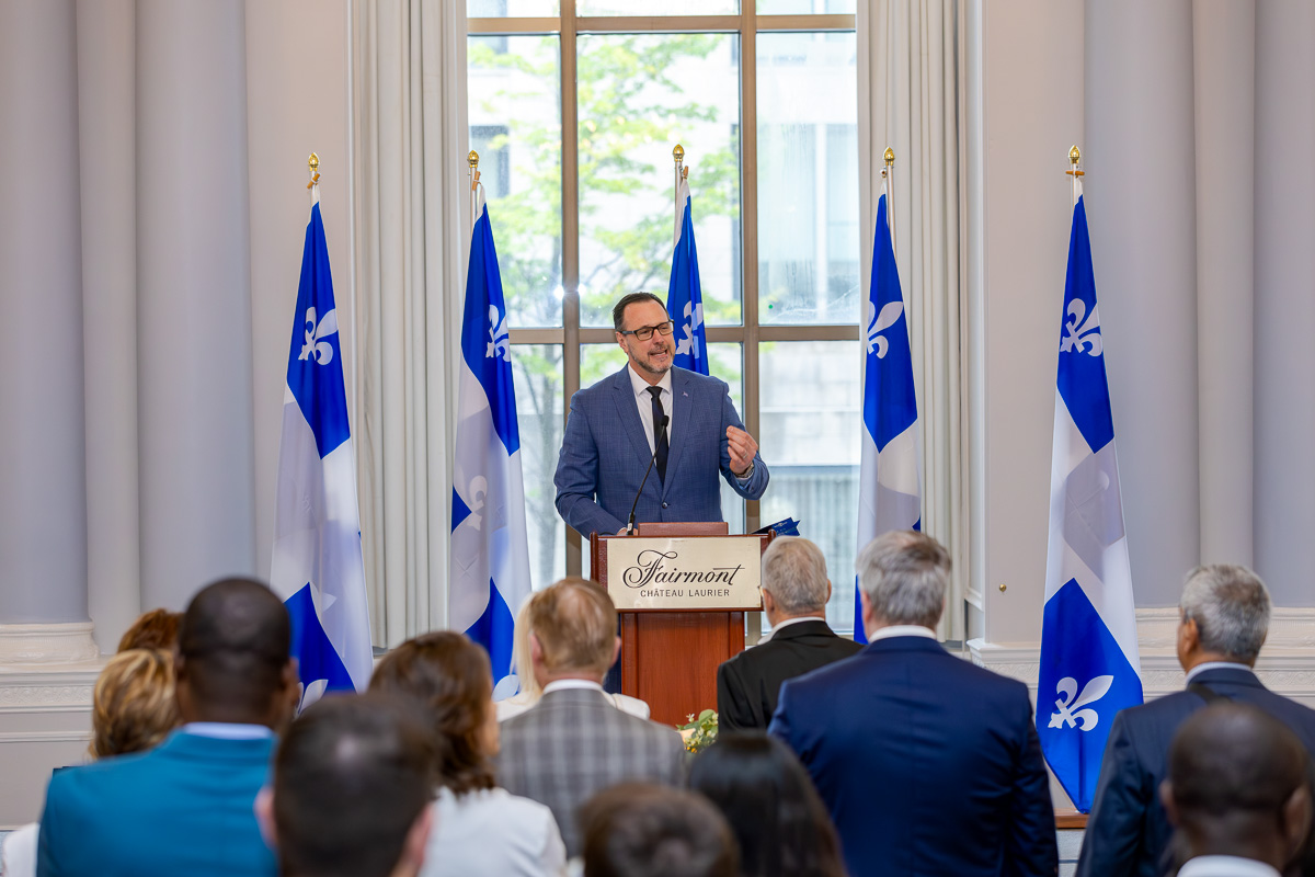 The Bureau du Québec à Ottawa hosts an event to celebrate Fête nationale du Québec (Saint-Jean-Baptiste Day)
