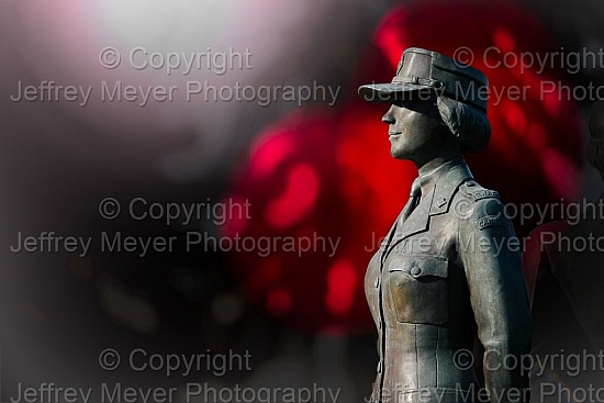 To the Canadian Women who died in WWI and WWII. To the women who served or gave their lives during WWI and WWII