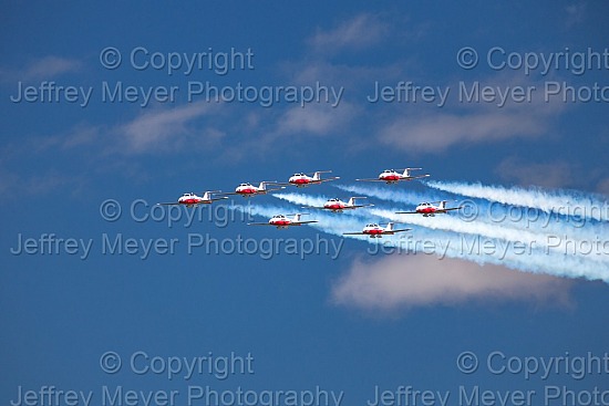 Canadian Snowbirds and CF-18 Hornet Demo Team