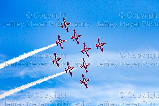 Canadian Snowbirds and CF-18 Hornet Demo Team