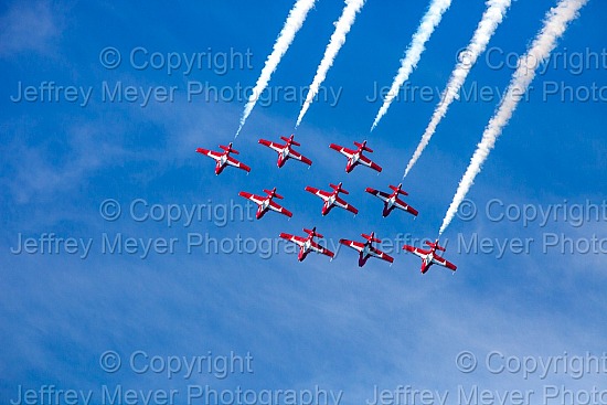 Canadian Snowbirds and CF-18 Hornet Demo Team