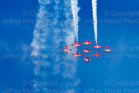 Canadian Snowbirds and CF-18 Hornet Demo Team
