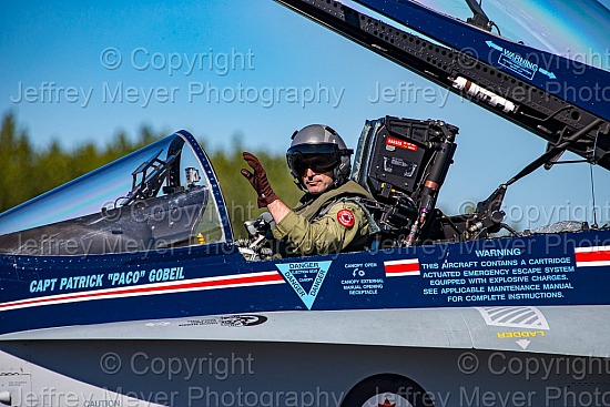 Canadian Snowbirds and CF-18 Hornet Demo Team