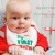 A baby's first time eating solid food