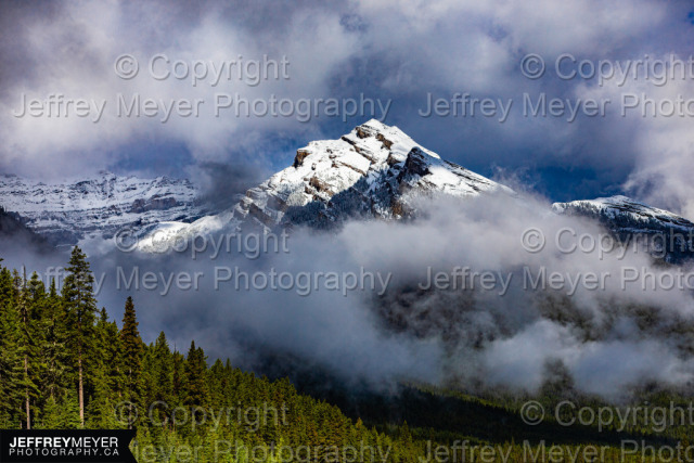 Canada, Mountains, Nature, Snowcap, cloud line