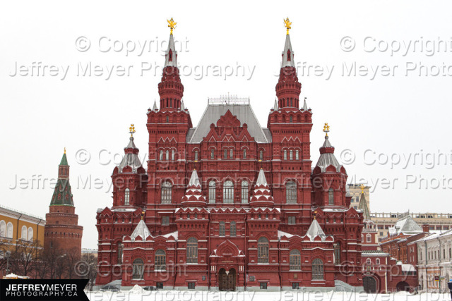 Architecture, Moscow, Places, Red Square, Russia, Russia State State Historical Museum, Winter