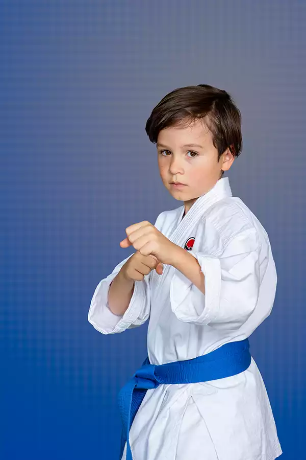 KTK Martial Arts student performing a blue belt kata.  Sport photography by Jeffrey Meyer
